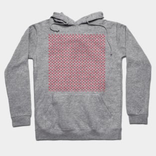 Red dots pattern Hoodie